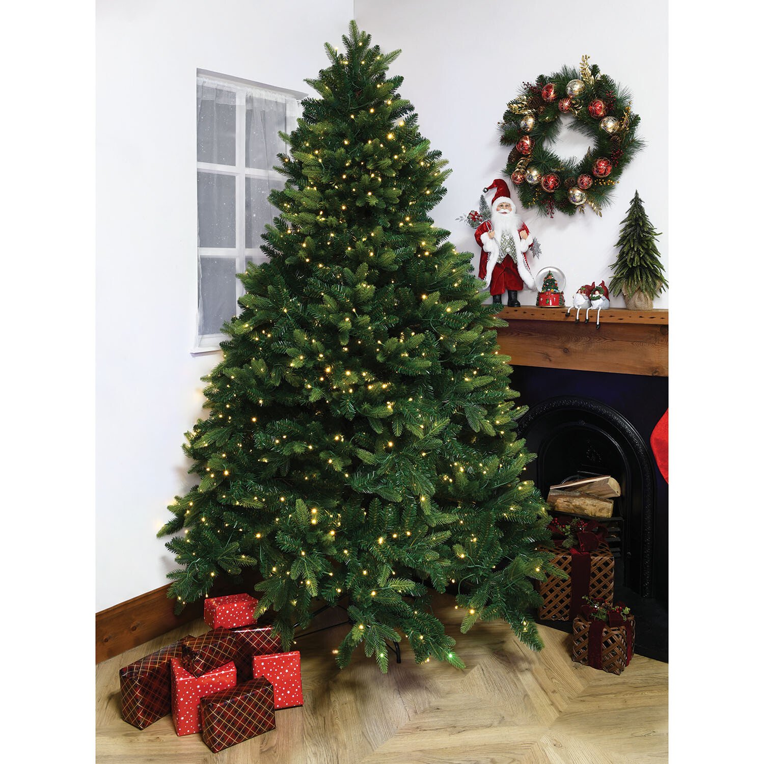 Coronation Pre Lit Tree 7ft  - Green Image 2