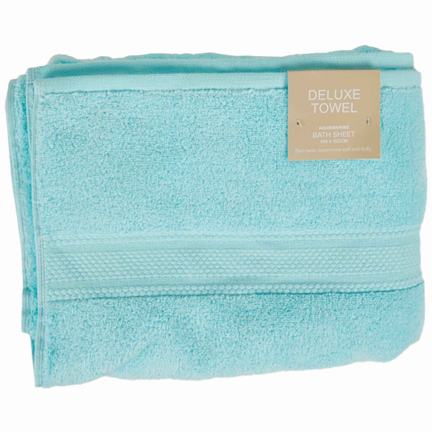 Deluxe Bath Sheet - Aquamarine Image 1