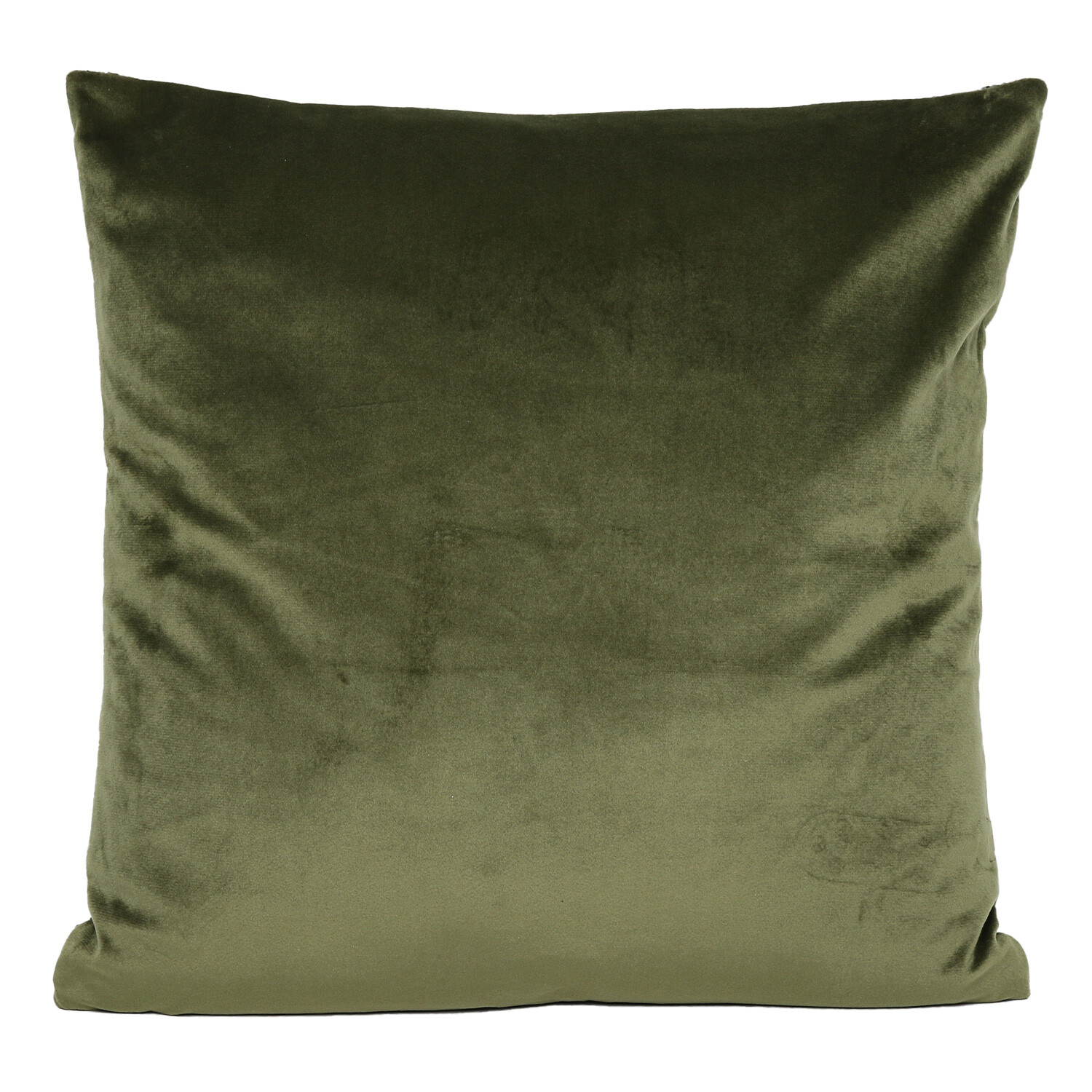 Green Chenille Boucle Cushion 45 x 45cm Image 2