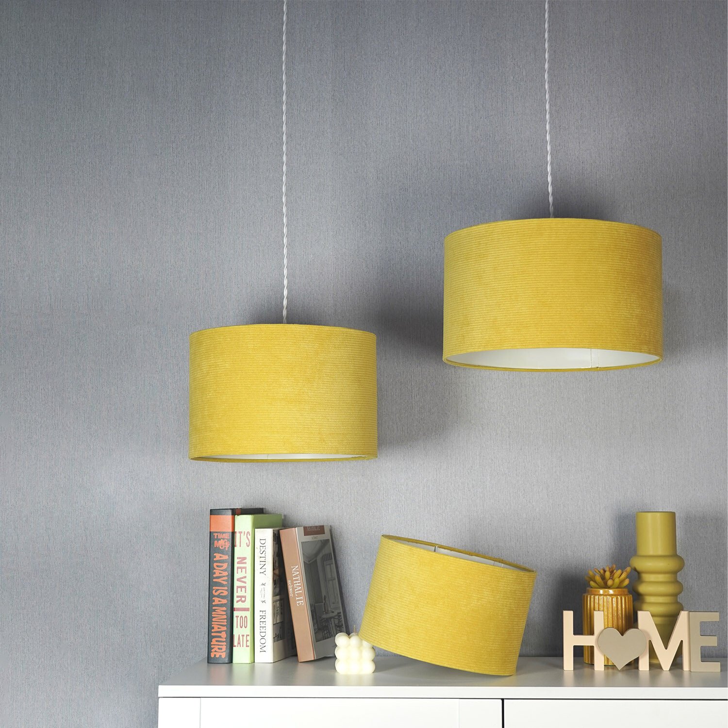 Drum Shade - Yellow / 25cm Image 9