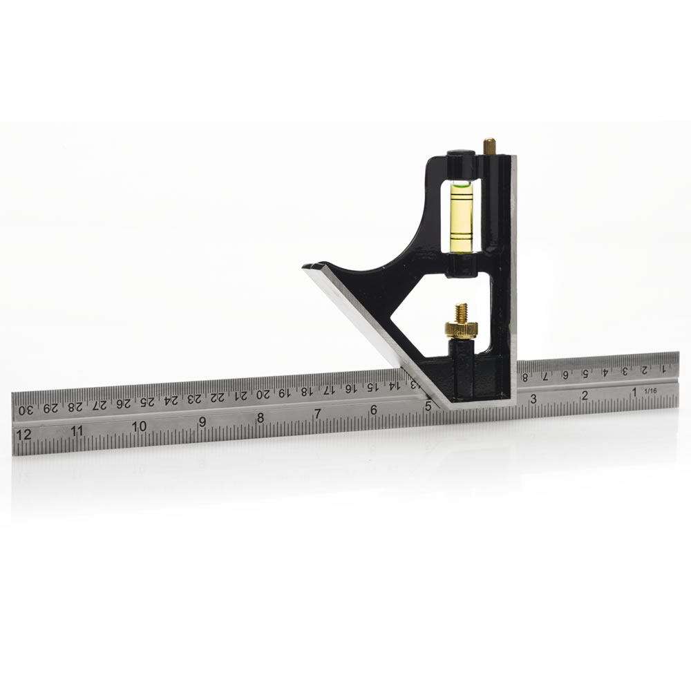 Wilko Combination Square 30.5cm Image