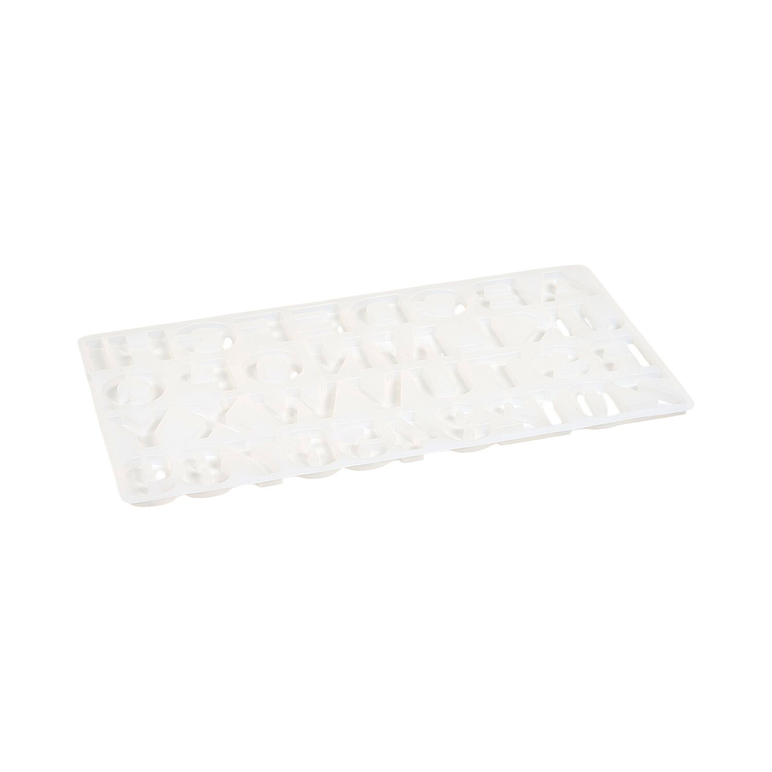 Silicone Alphabet Mould White Image 3