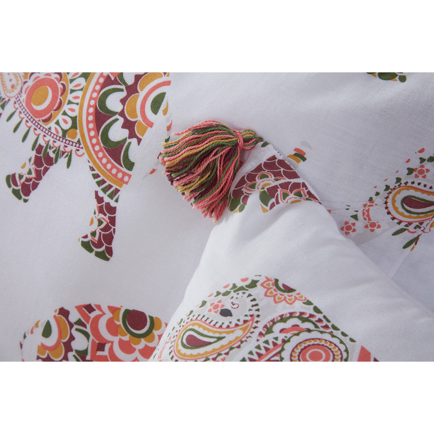 Zaria Elephants Duvet Cover and Pillowcase Set - King size Image 7