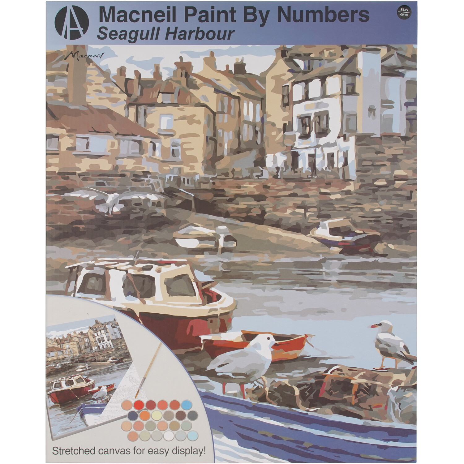 MacNeil Paint By Numbers Seagull Harbour Kit Image 1