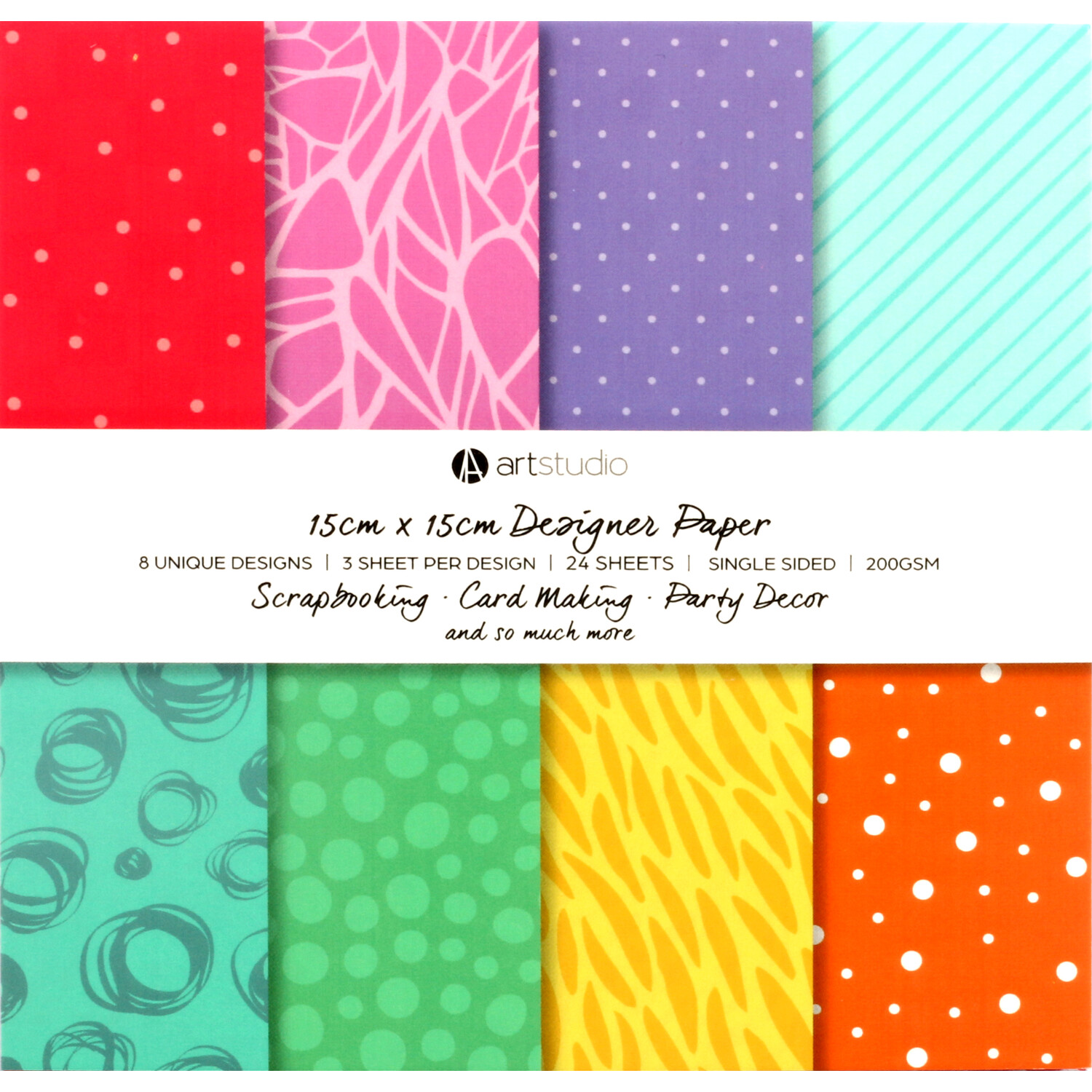 Single Designer Paper Pad in Assorted styles Image 3