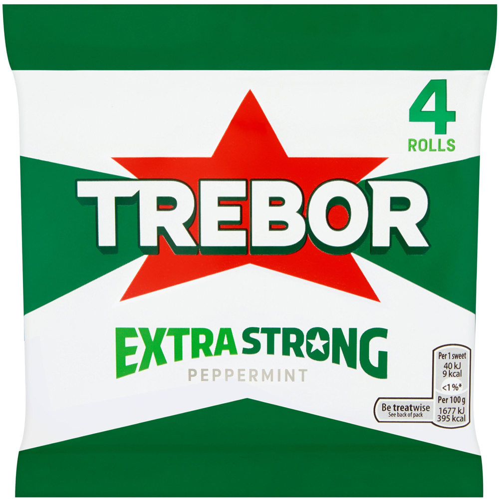 Trebor Extra Strong Mints 4 Pack Image