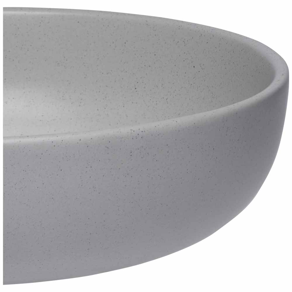 Wilko Grey Speckled Soup Bowl Wilko