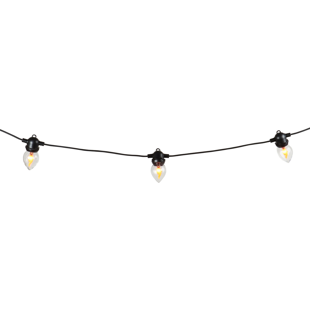 8 LED Flame Bulb String Light Image 3