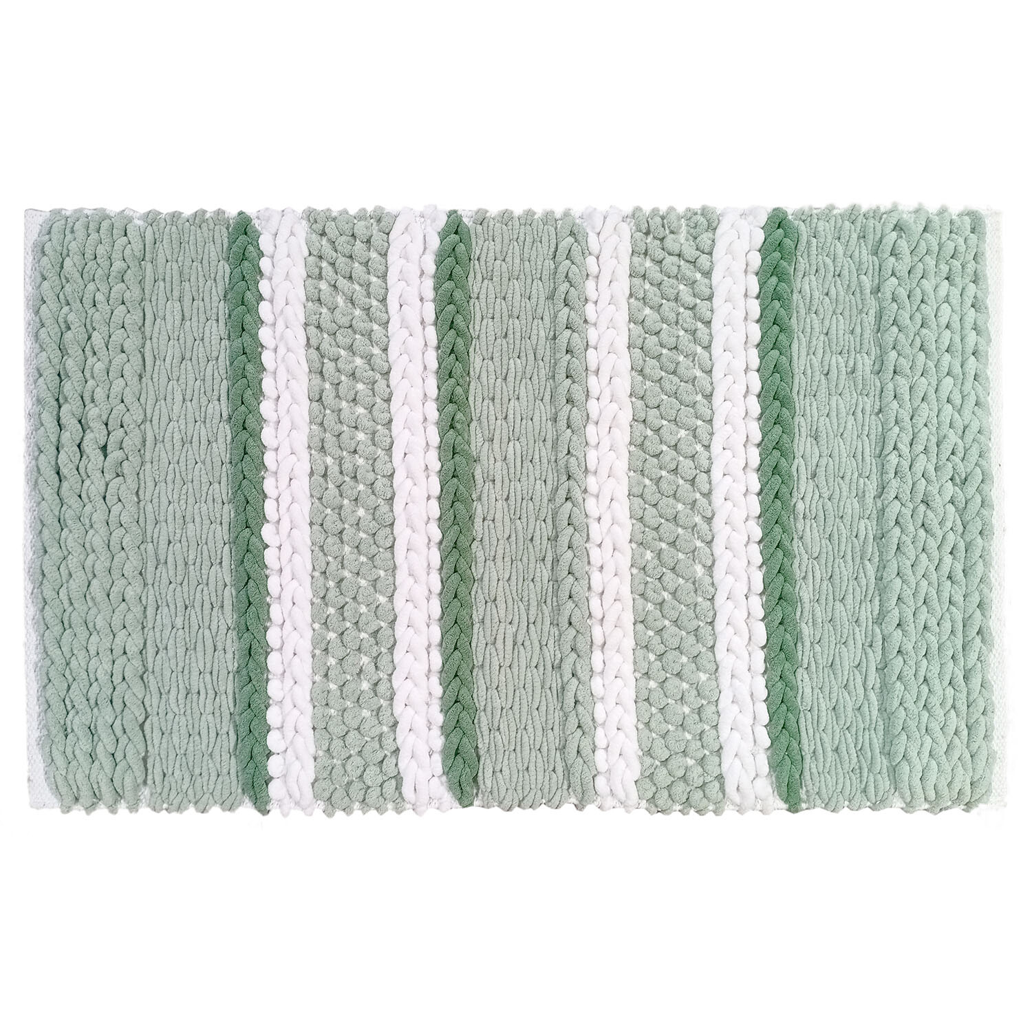 Combo Cable Bath Mat - Sage Image 2