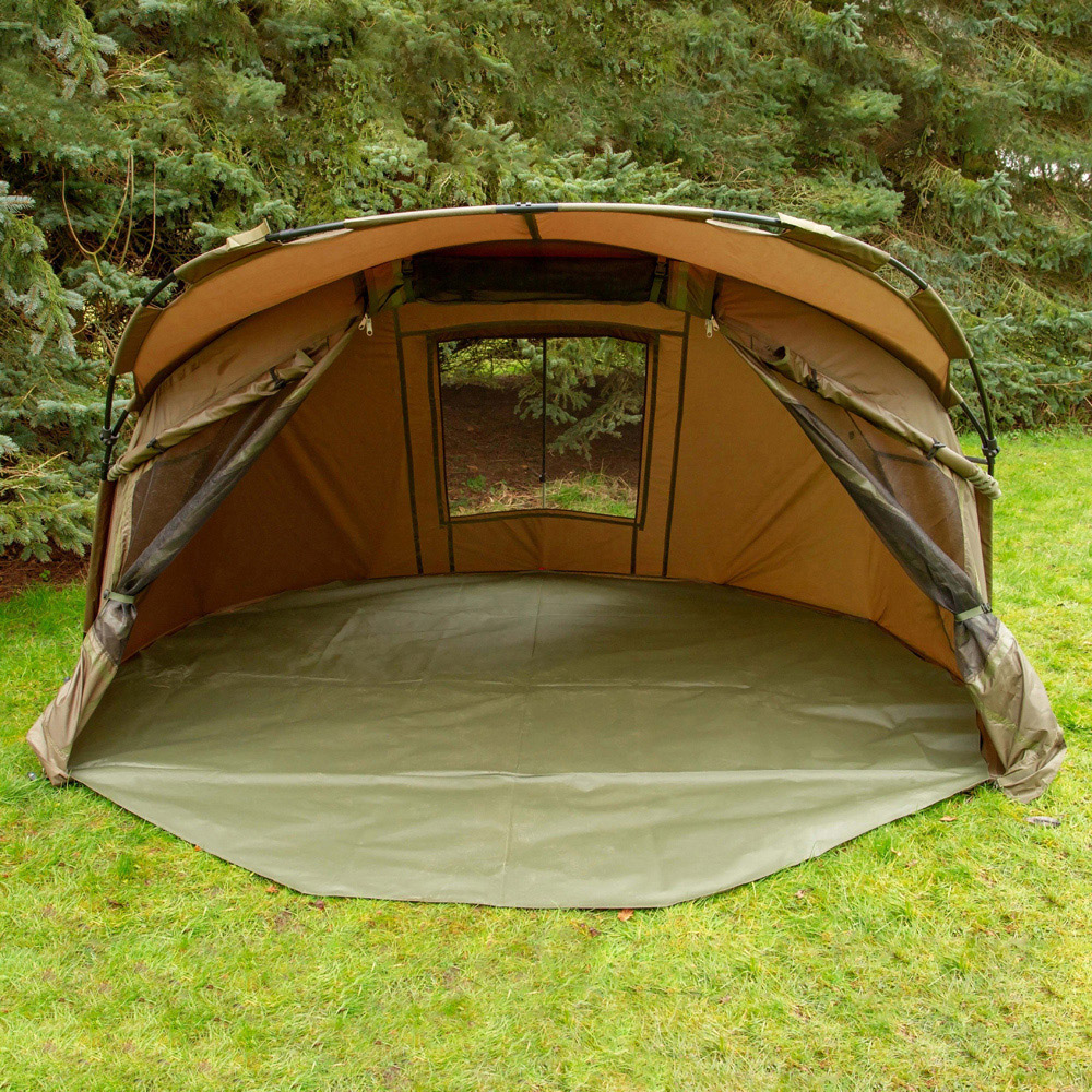 Monster Shop Green 2 Man Fishing Bivvy with Overwrap Image 3