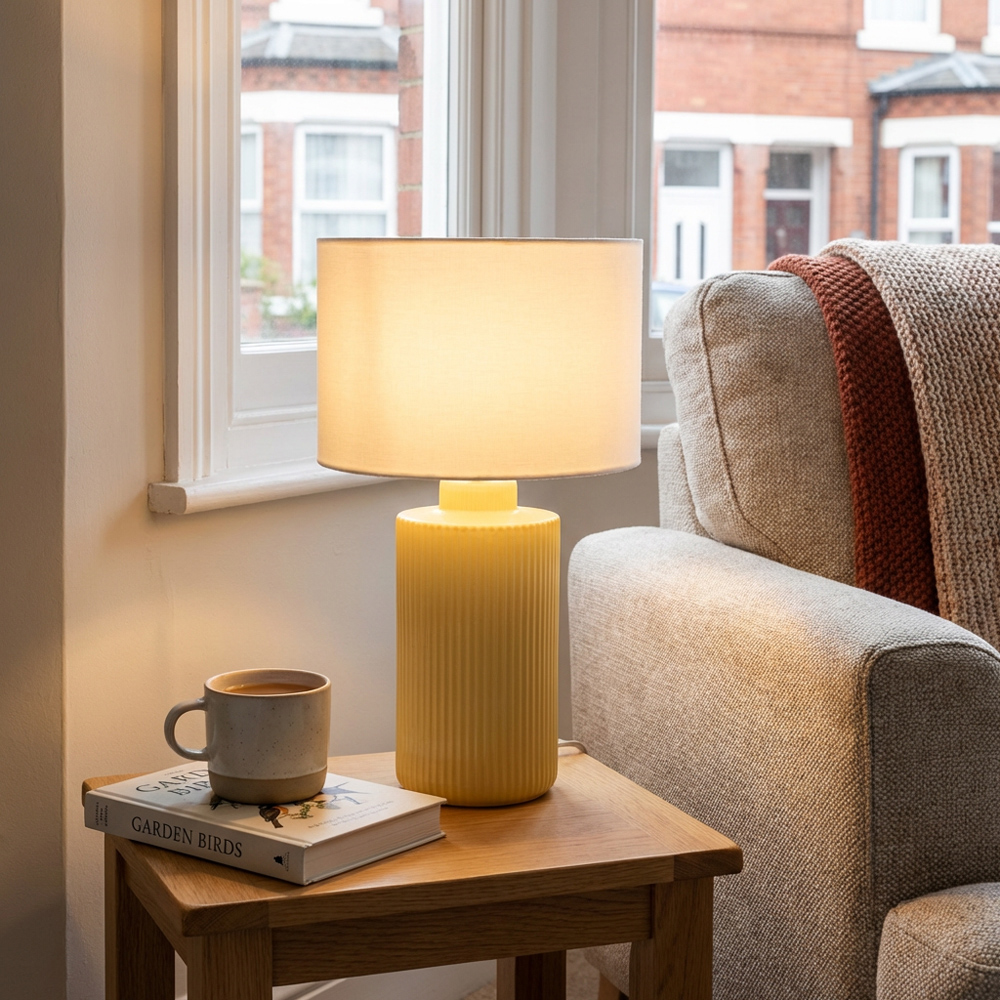 Lucia Table Lamp - Yellow Image 4
