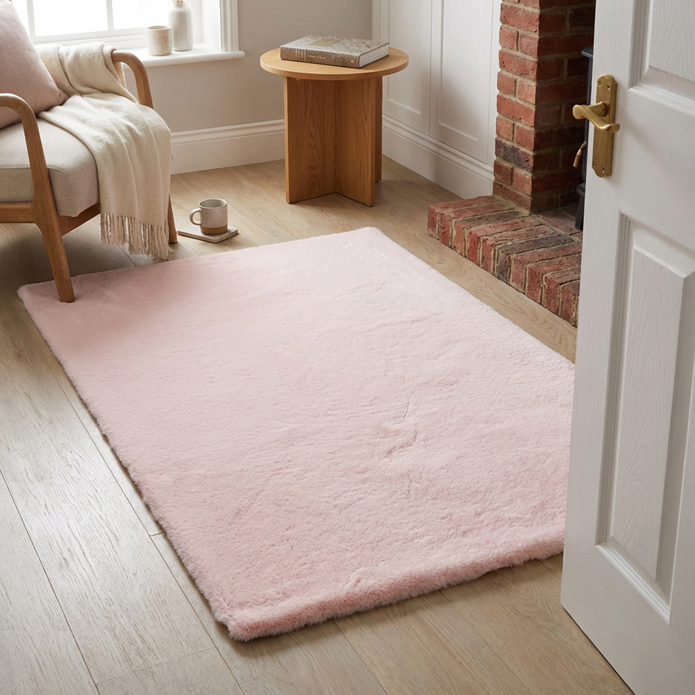 Lux Rabbit Faux Rug Image 7