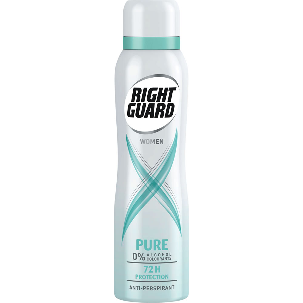 Right Guard Women Pure Anti Perspirant Spray 150ml Image