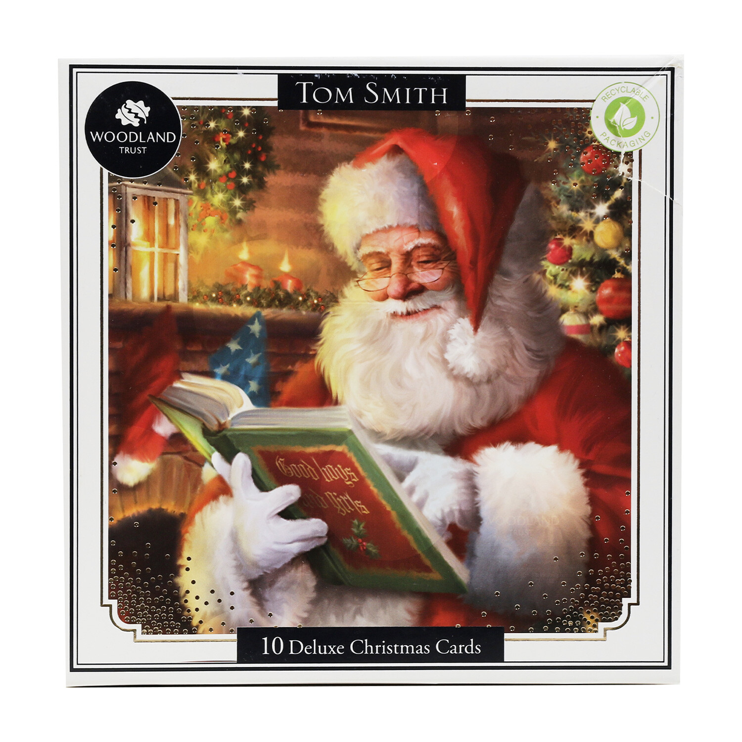 Deluxe Santa Christmas Cards Image
