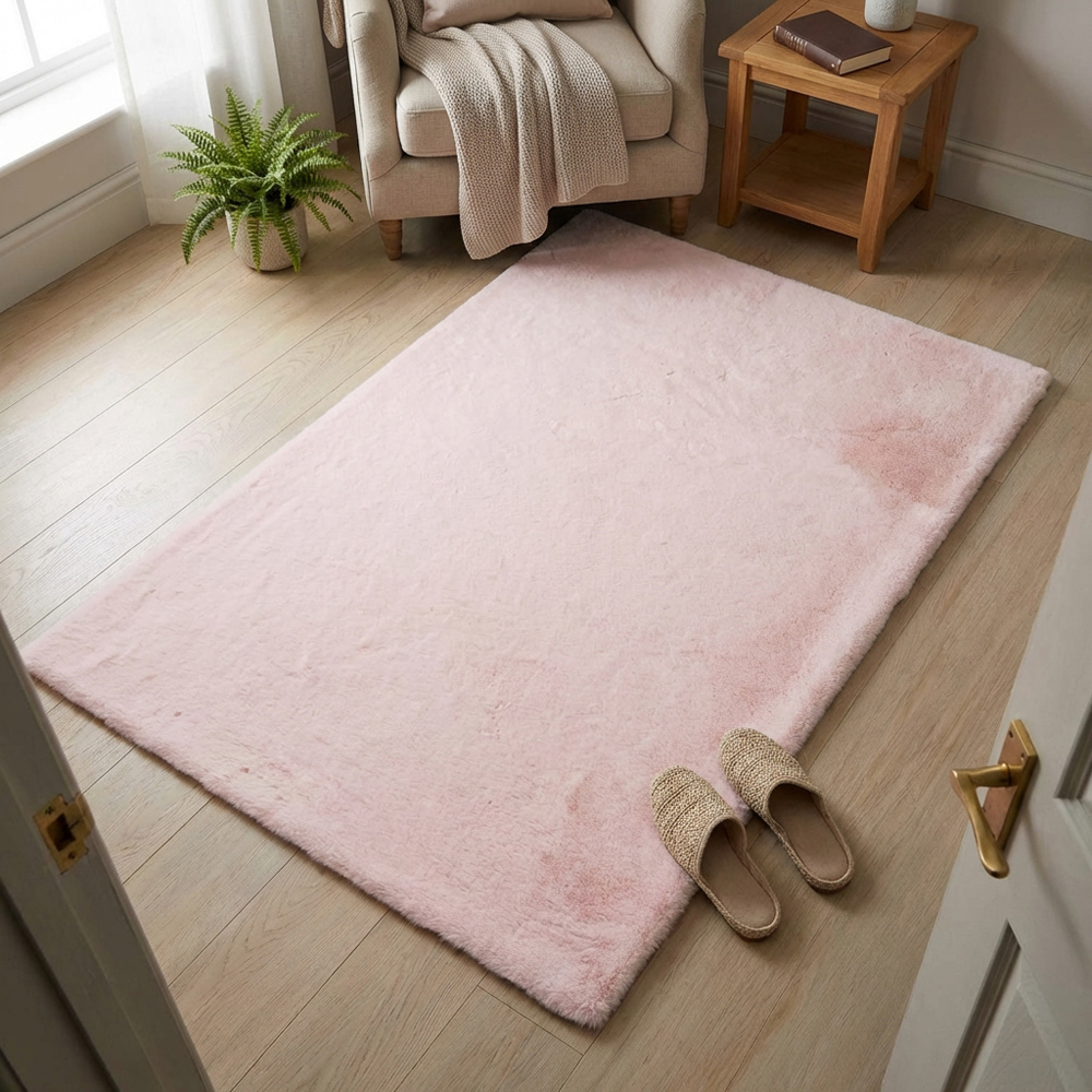 Lux Rabbit Faux Rug Image 5