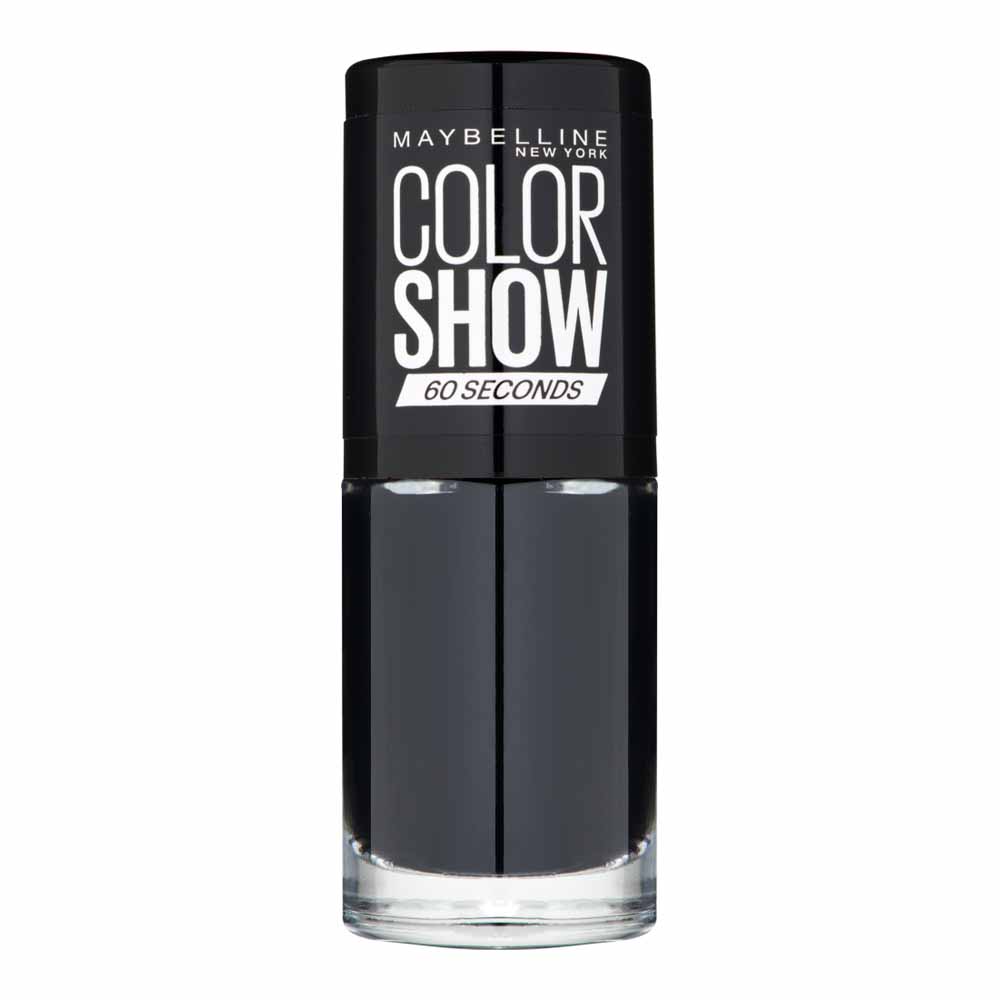 Maybelline Color Show Nail Polish Blackout 677 7ml Image 1