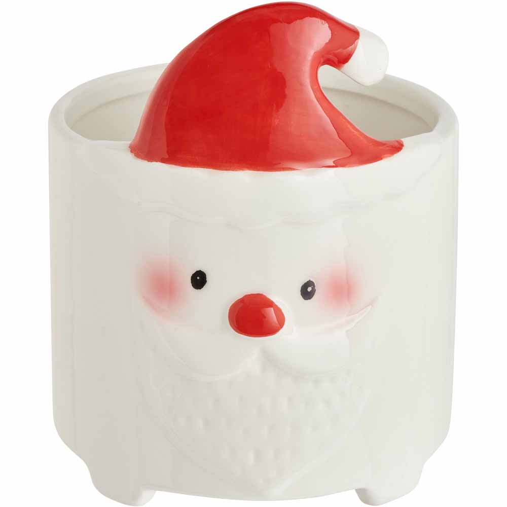 Wilko Father Christmas 3D Indoor Pot Image 1