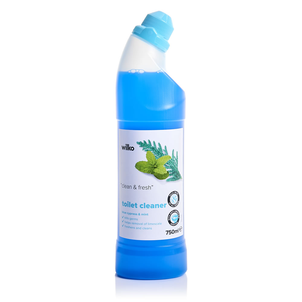 Wilko Cypress and Mint Toilet Cleaner 750ml Image