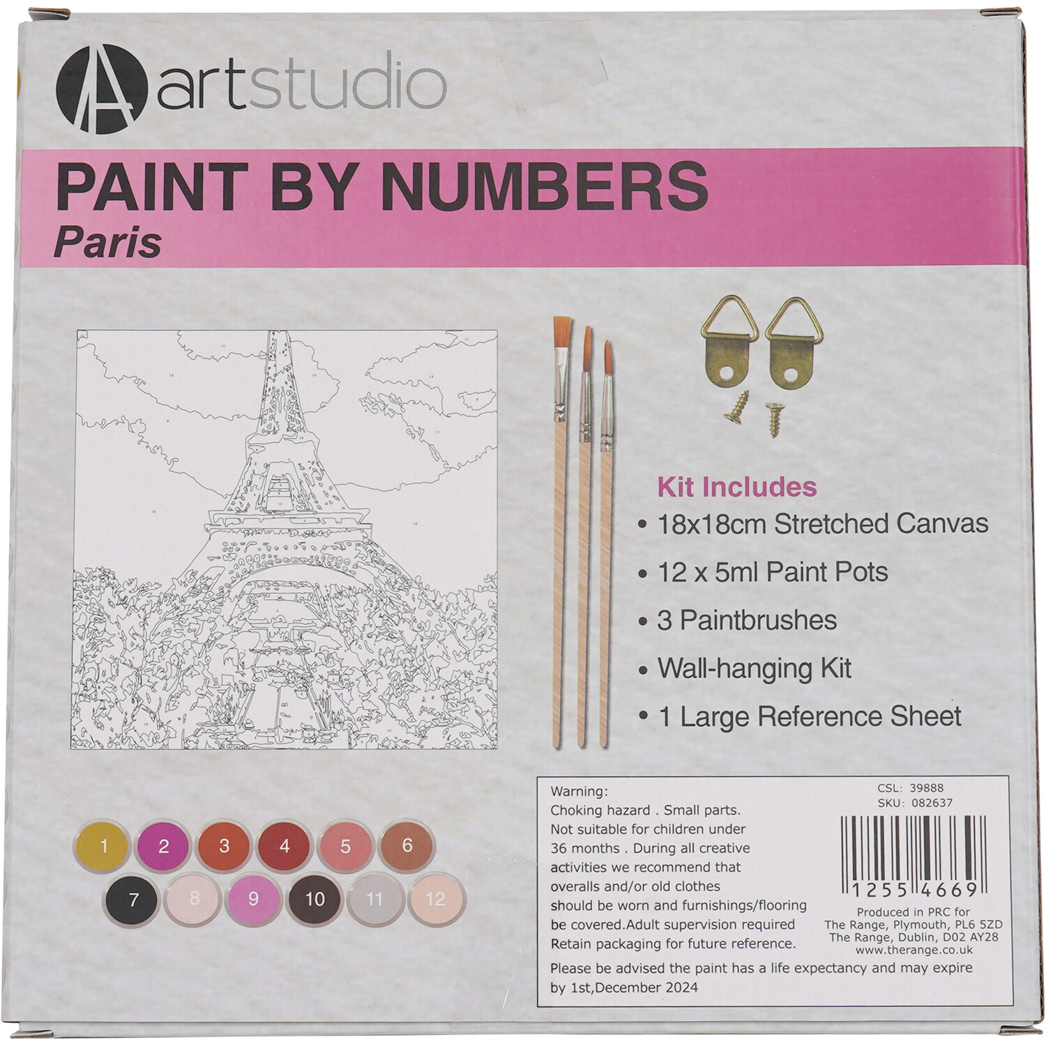 Art Studio Paint by Numbers - Paris Image 3