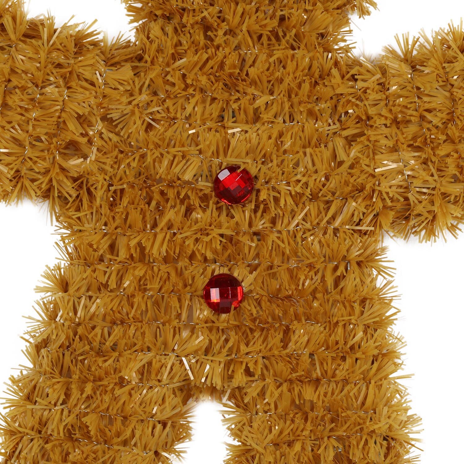 Tinsel Gingerbread Man - Brown Image 3