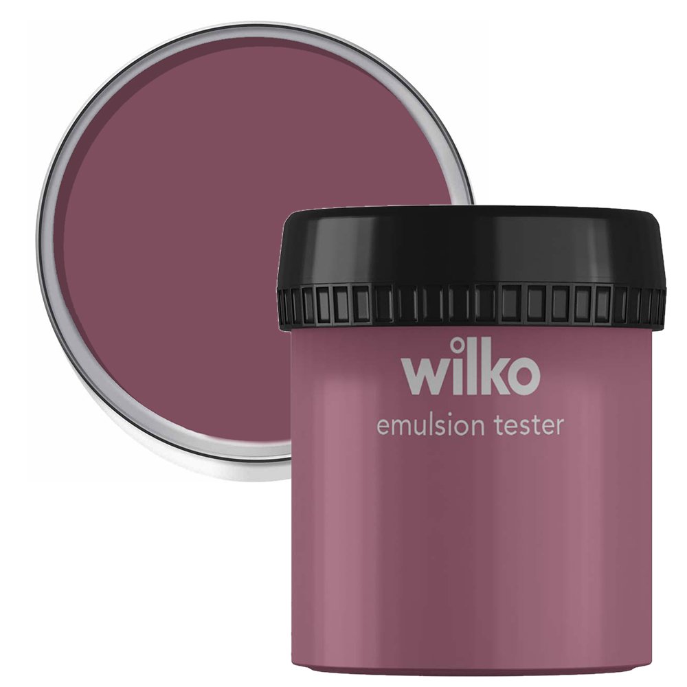 Wilko Dusky Amethyst Emulsion Paint Tester Pot 75ml Image 2