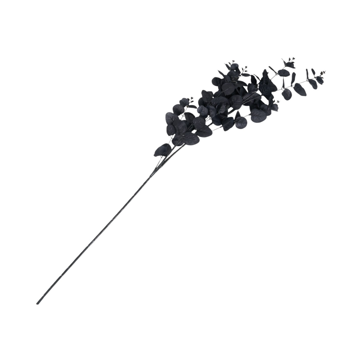 Faux Silk Eucalyptus Stem - Black Image 3