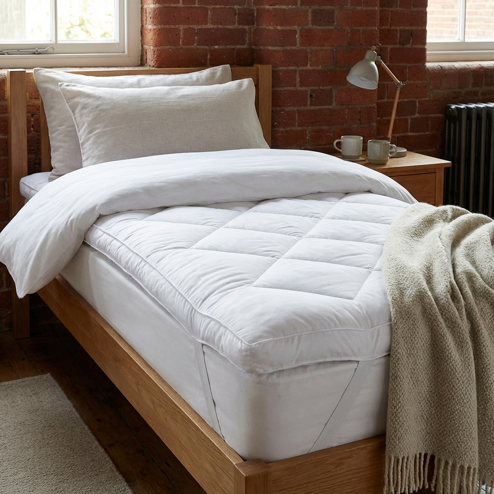 Divante Deep Fill Mattress Topper - White / Single Image 4