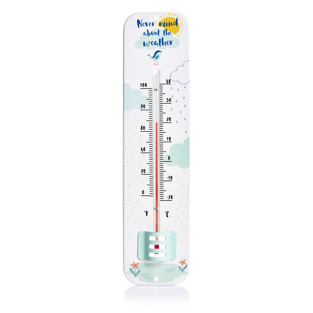 Wilko Metal Garden Thermometer Wilko