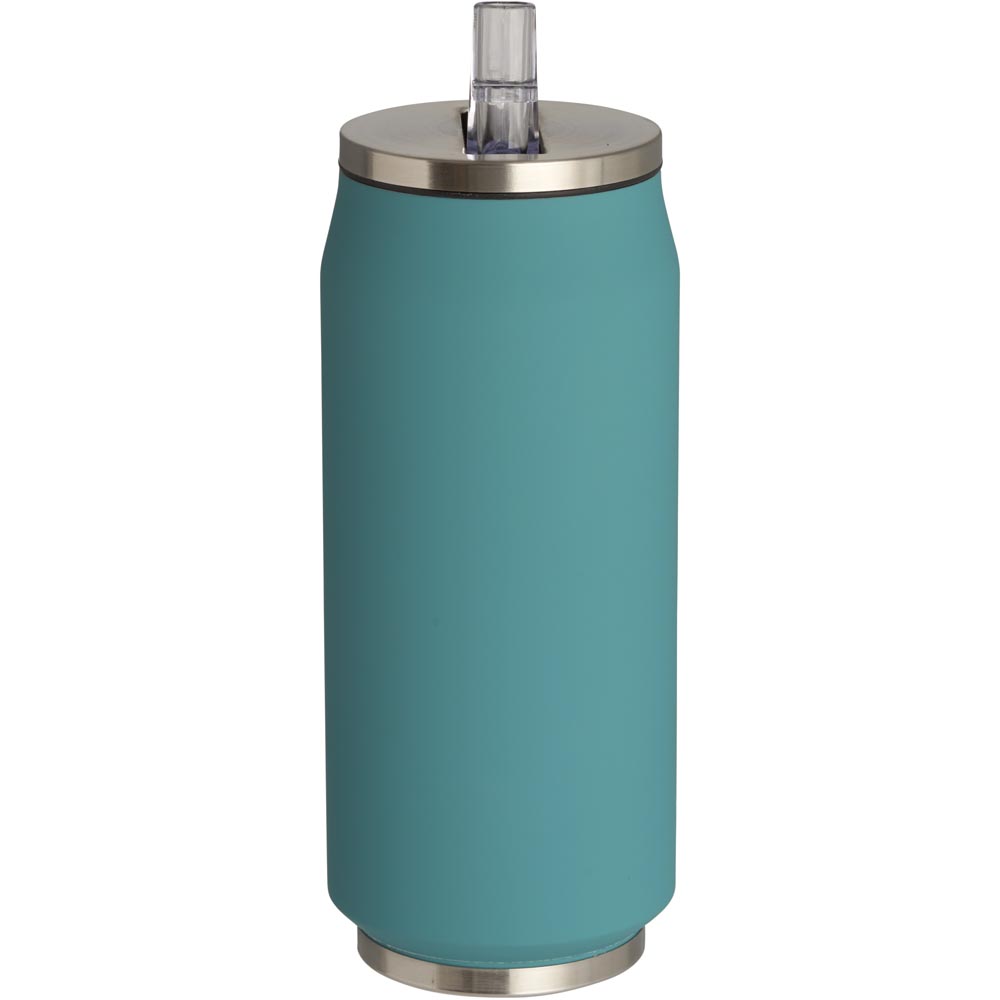 Wilko Teal Can Double Wall Bottle Image 1