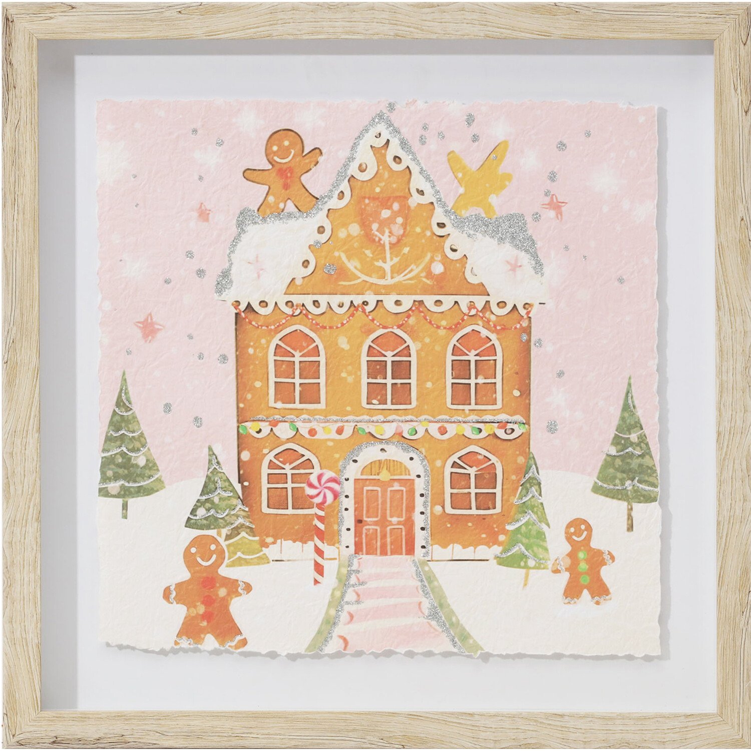 Gingerbread House Framed Wall Art Image 1