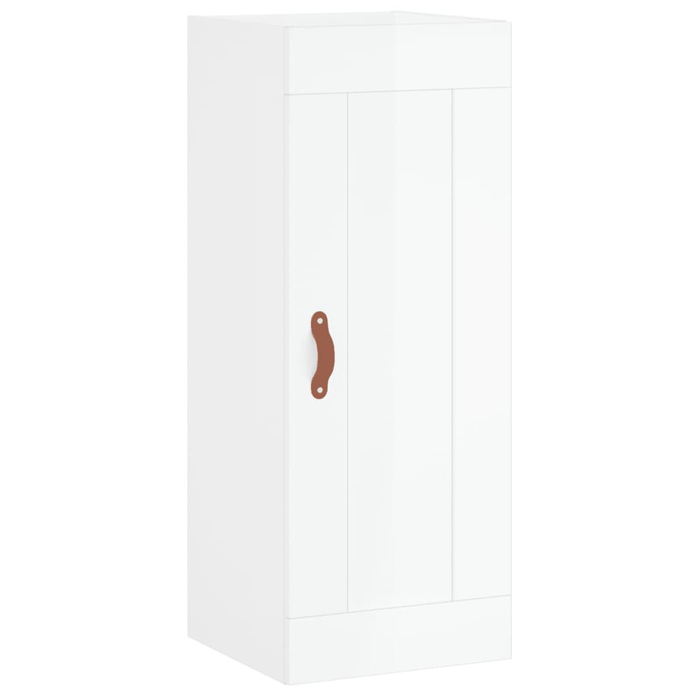 vidaXL 2 Door White Highboard Image 8