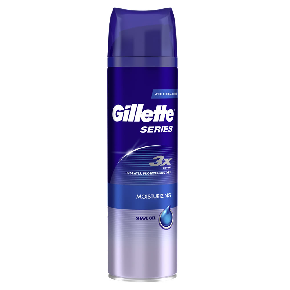Gillette Series Moisturising Shaving Gel 200ml Wilko