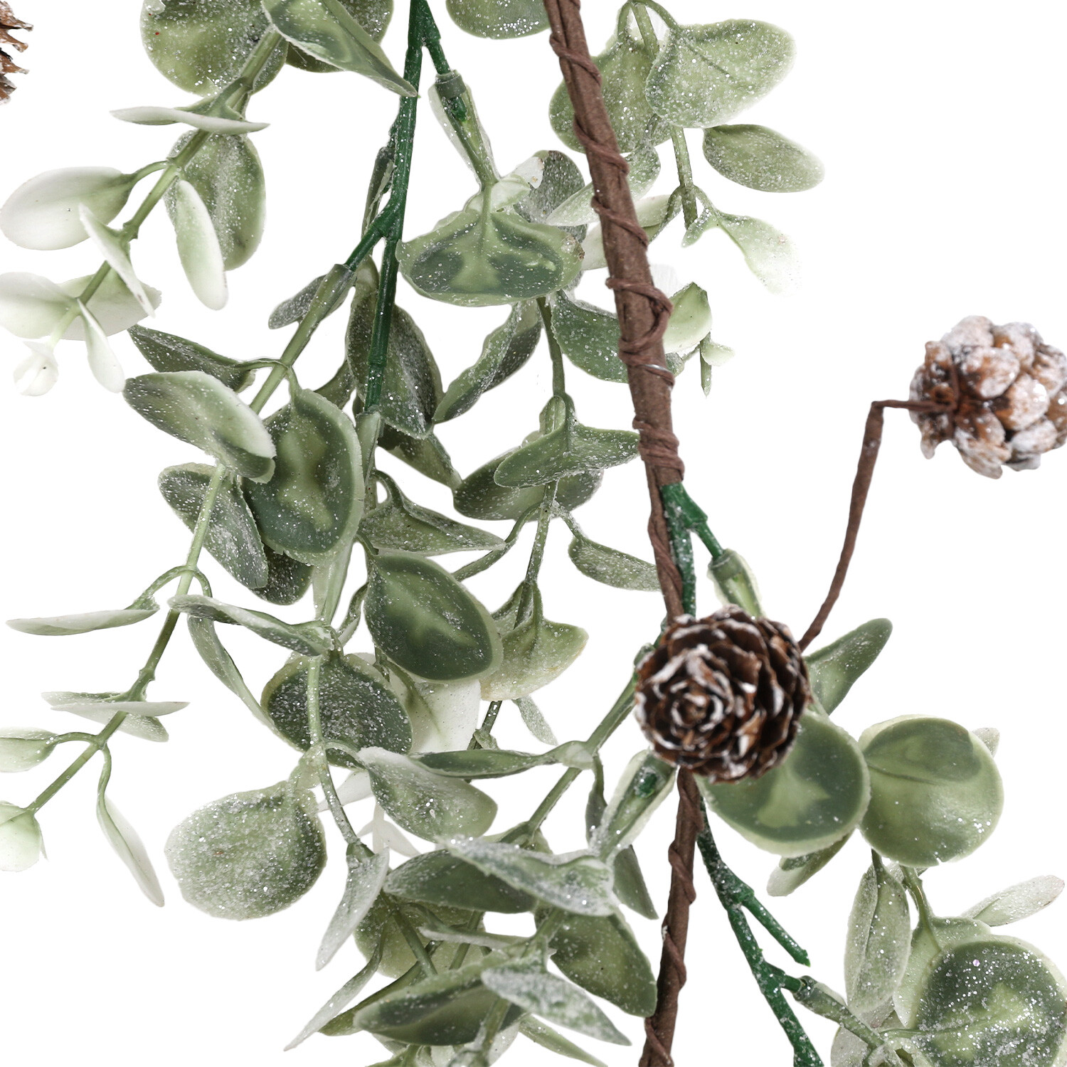 Eucalyptus and Pinecone Garland - Green Image 2
