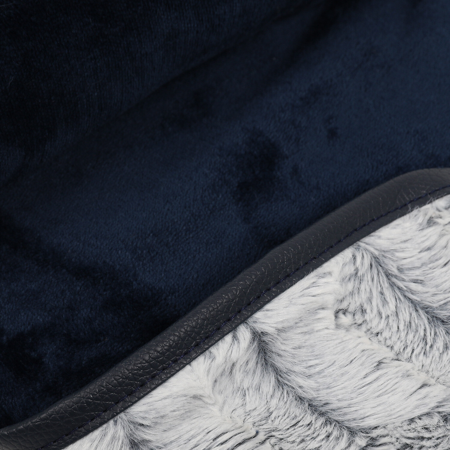 RSPCA Brick Velvet Finish Blanket - Blue Image 5