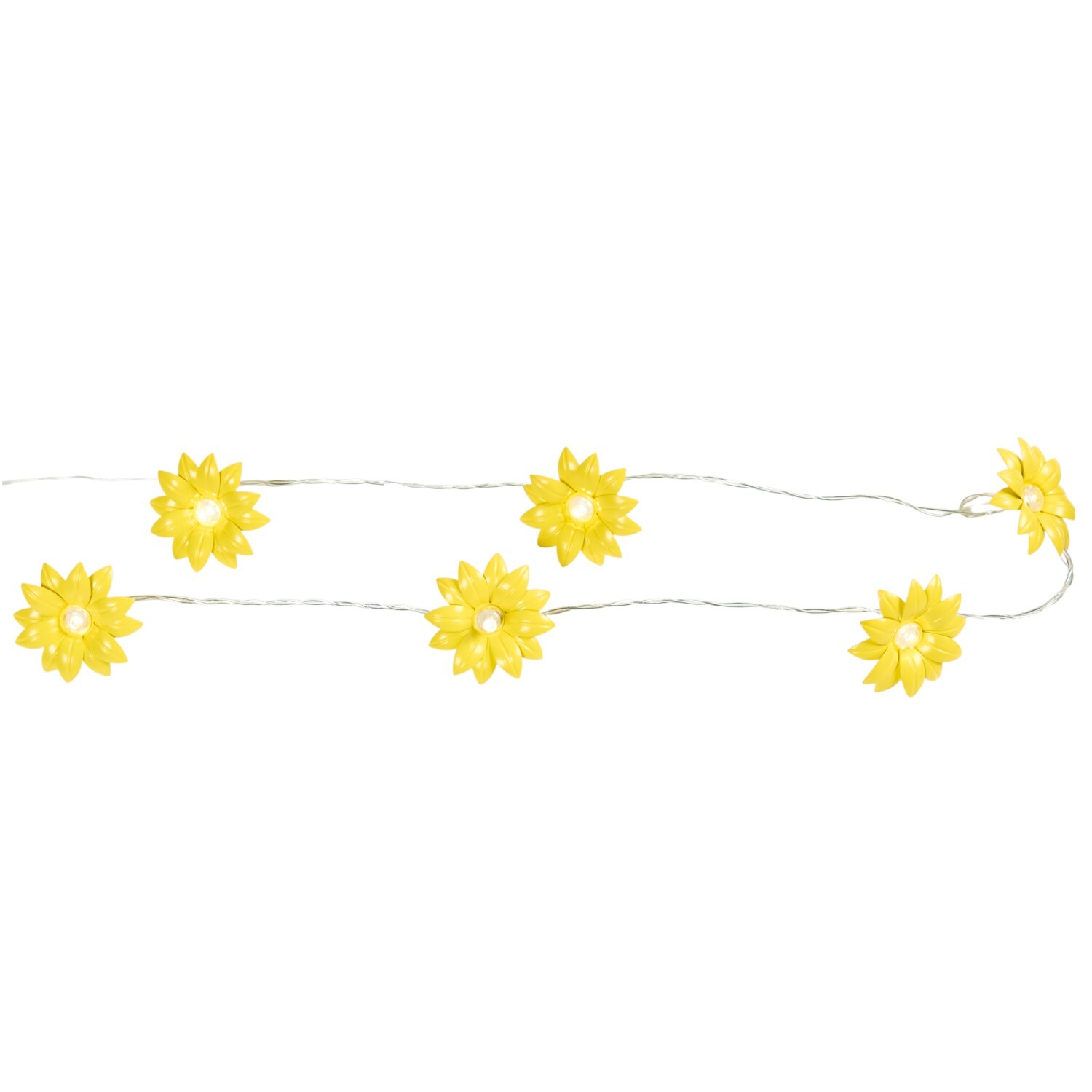 Solar Sunflower String Light Yellow Image 3