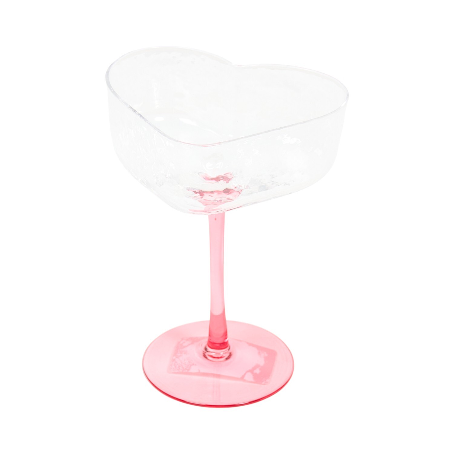 Heart Shape Champagne Coupe Pink Image 7
