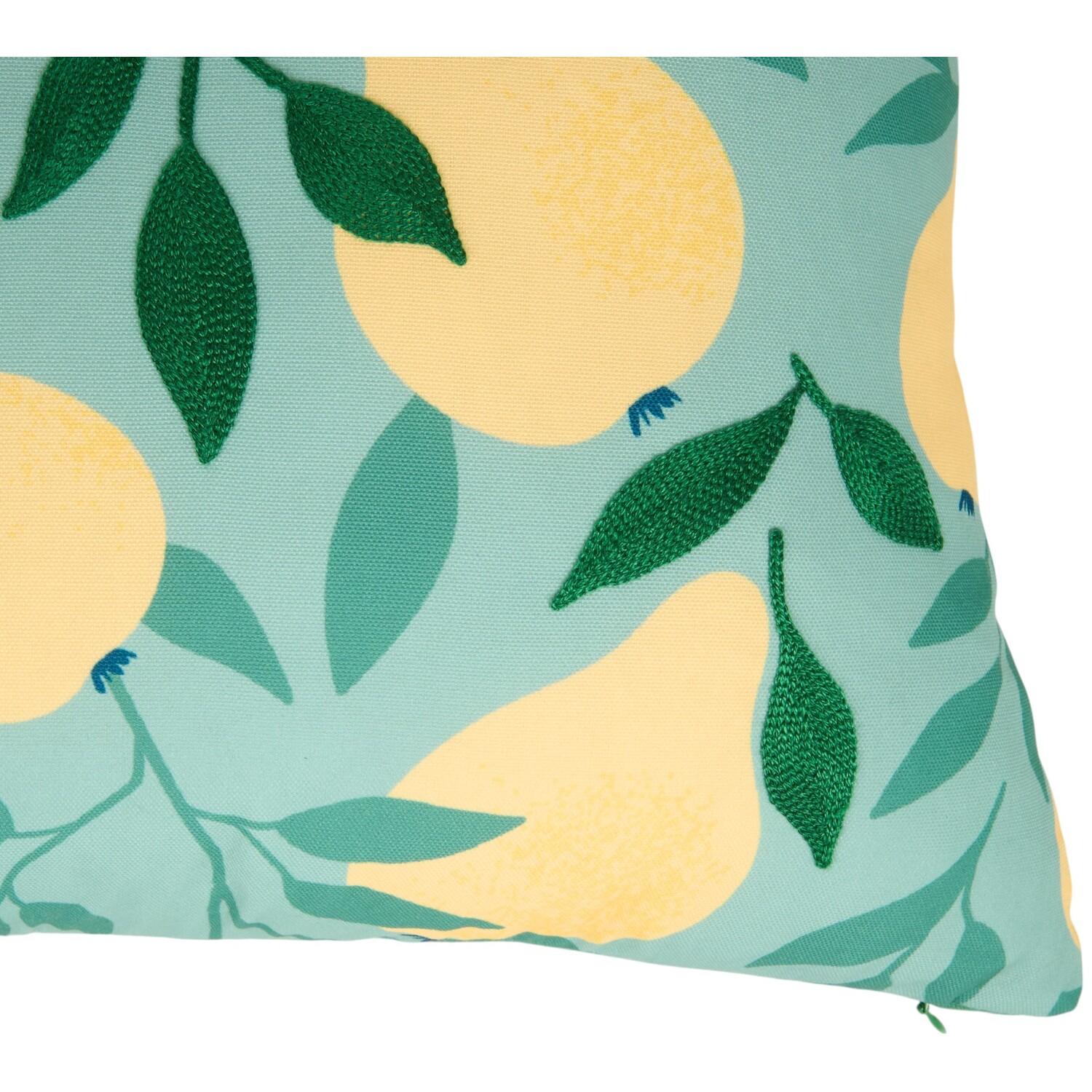Outdoor Pears Cushion Green Image 3
