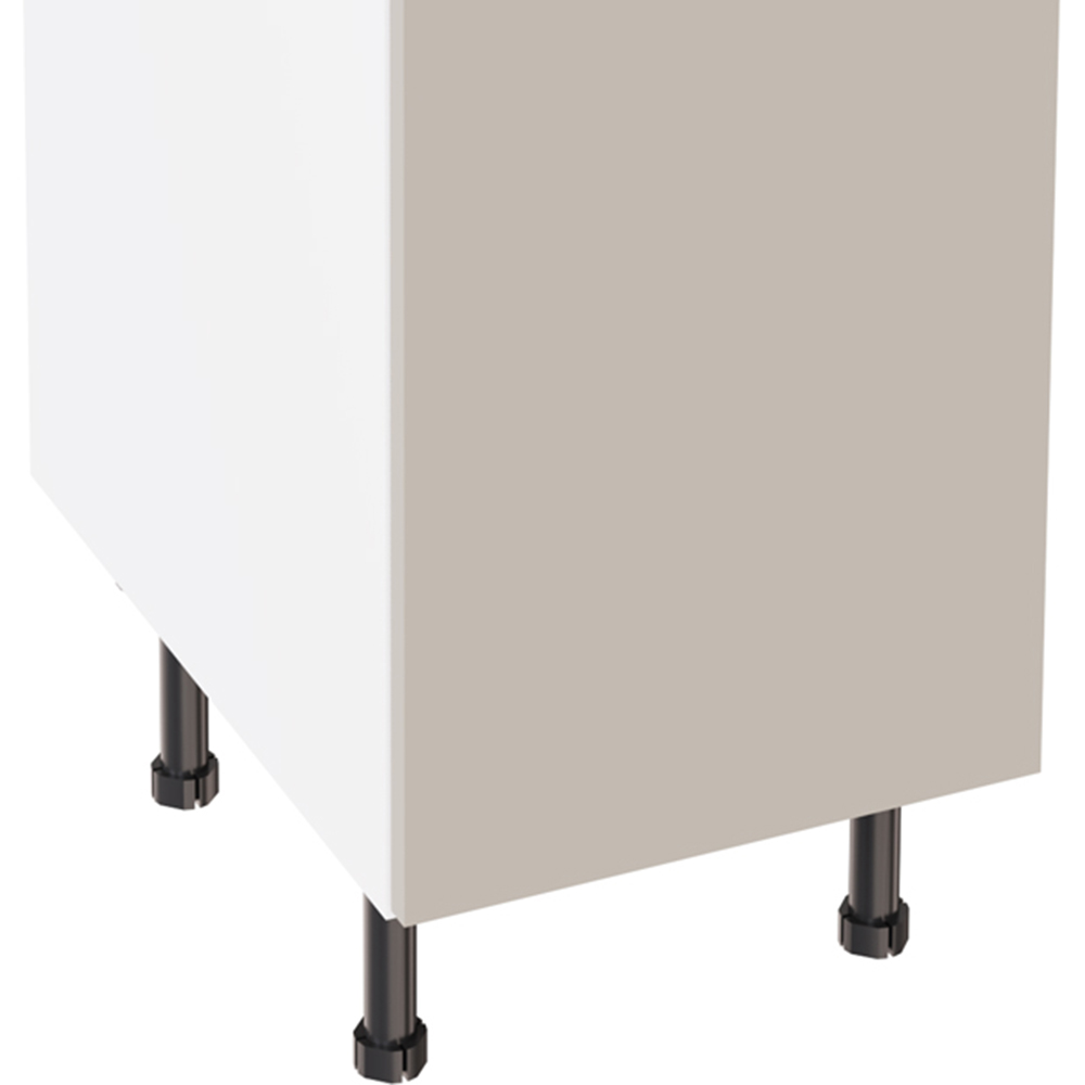 Kitchen Kit J-Pull Light Grey Drawerline Base Cabinet 400mm Image 3