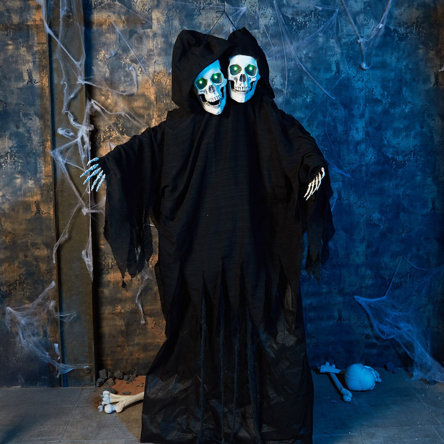Double Headed Reaper - Black and White Image 2