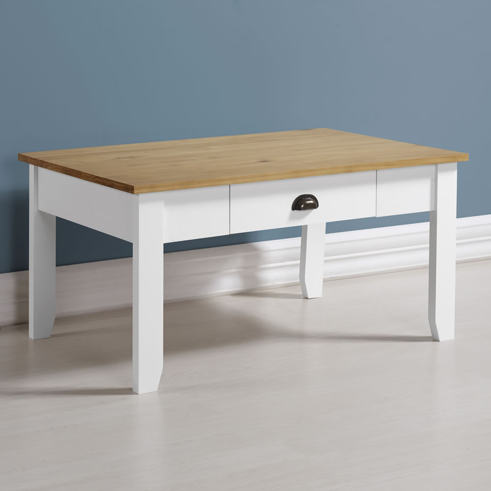 Ludlow White And Oak Effect Coffee Table