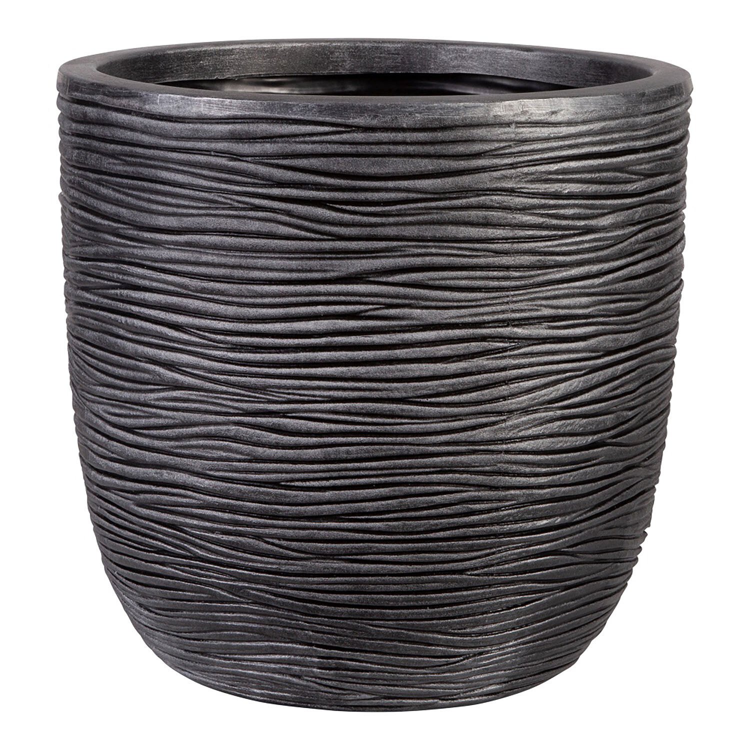 Small Round Amalfi Pot - Black Image