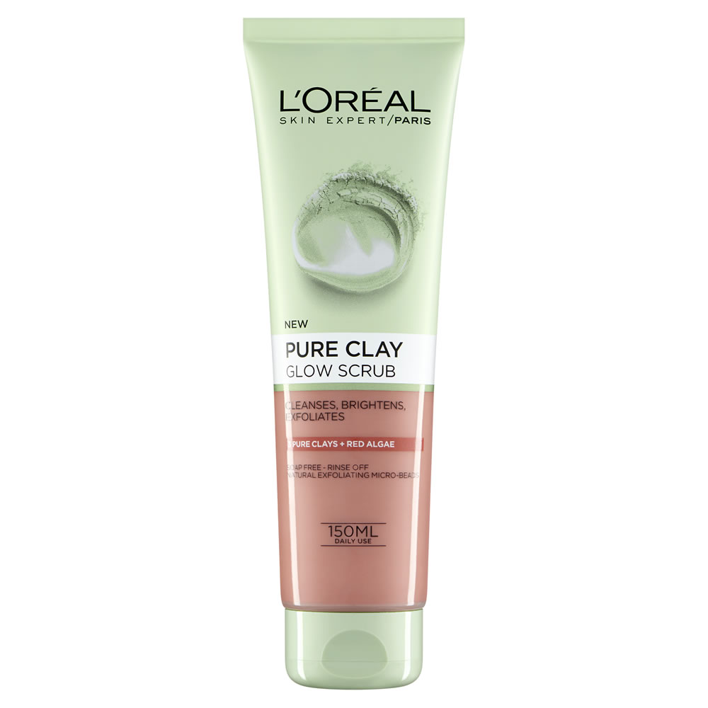 L’Oréal Paris Skin Expert Pure Clay Glow Scrub 150ml Image