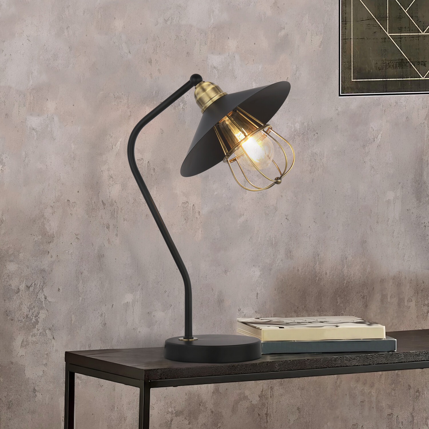 Dylan Table Lamp Black Image 3