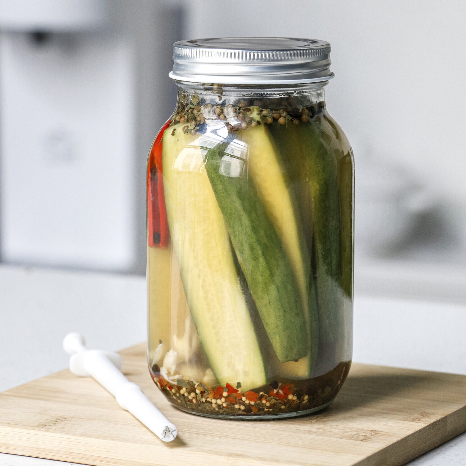 Spicy-Style Homemade Pickles Set - Clear Image 6