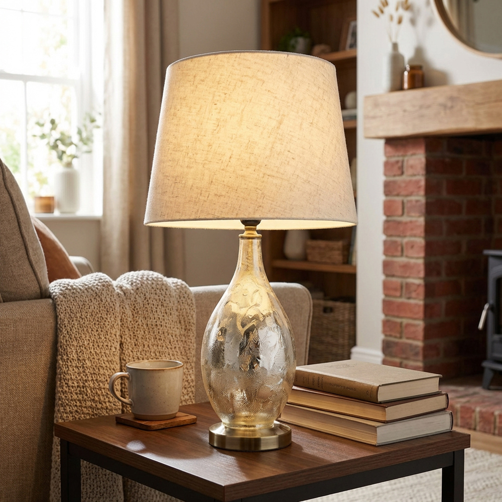 Cara Table Lamp Chrome Image 4
