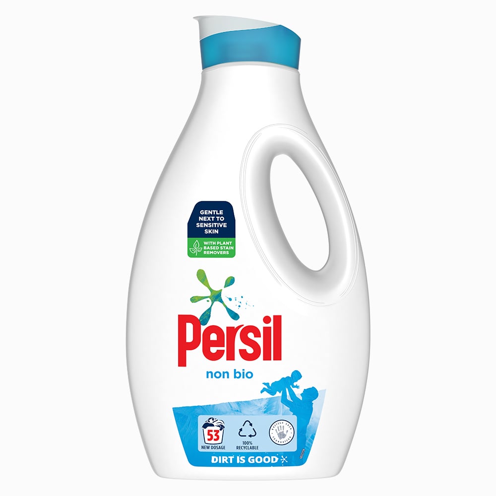 Persil Non Bio Liquid Detergent 53 Washes Case of 4 x 1.431L Image 3