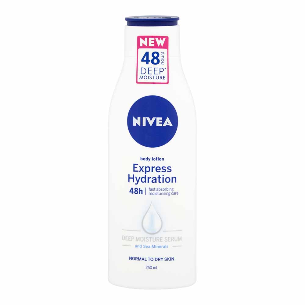 Nivea Express Hydration Body Lotion for Normal Skin 250ml Image 1