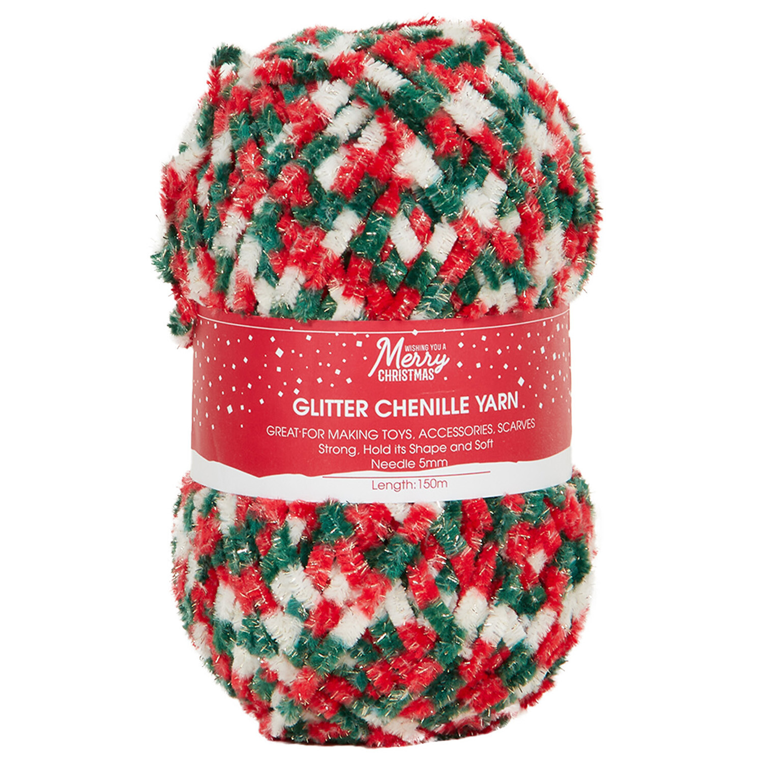 Glitter Chenille Yarn Image