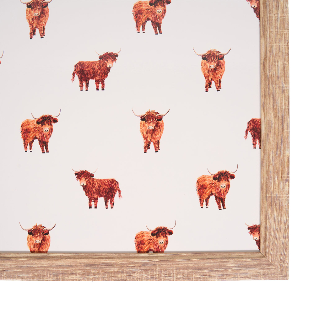 Highland Cow Design Lap Tray Image 2