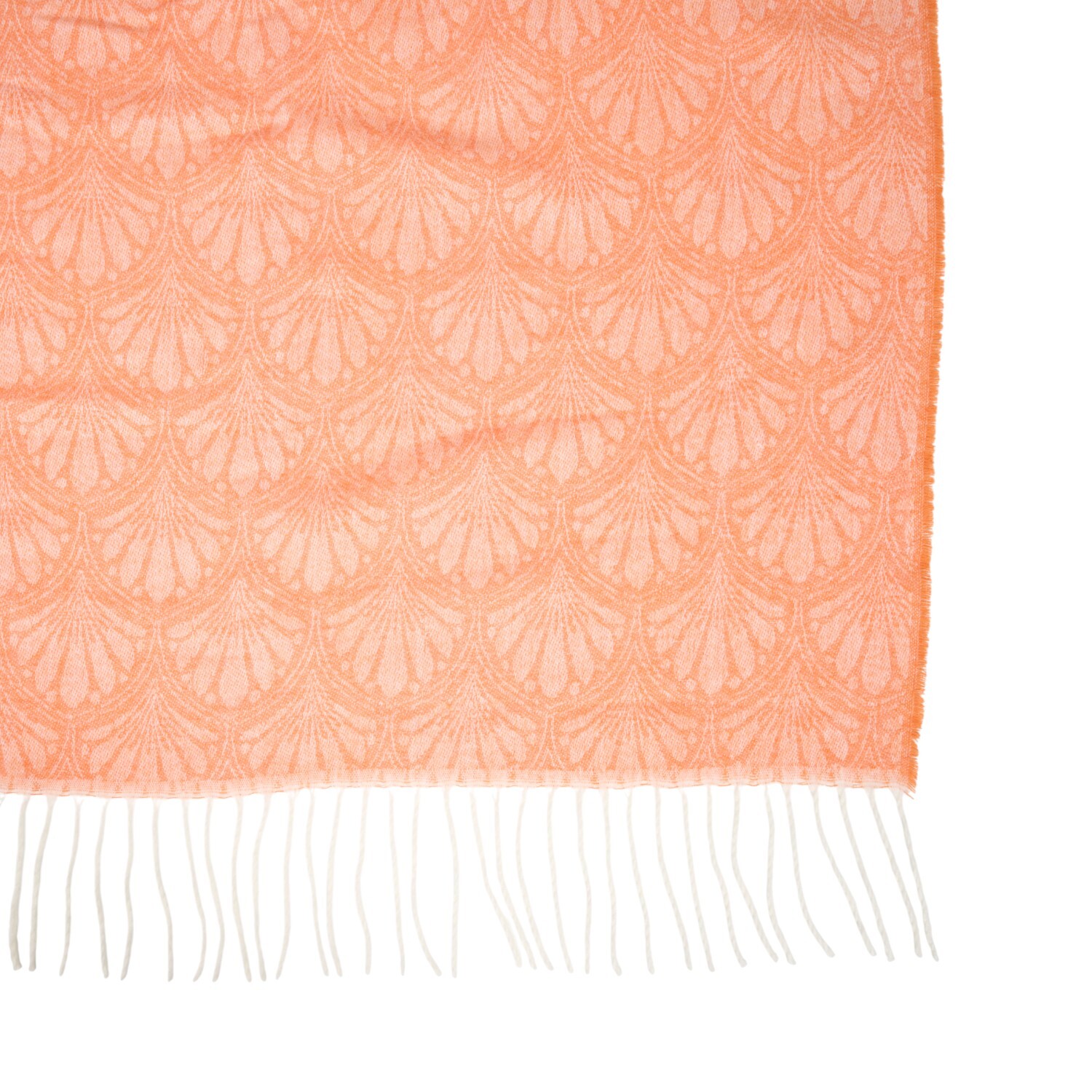 Tallulah Jacquard Throw Orange Image 5